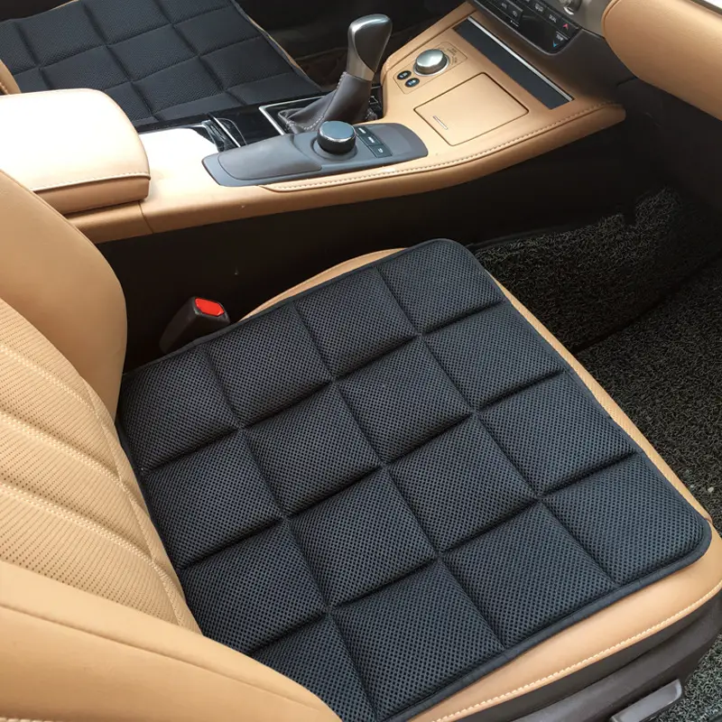 Bamboo Charcoal Car Seat Cushion Breathable Car Seat Cover - Temu